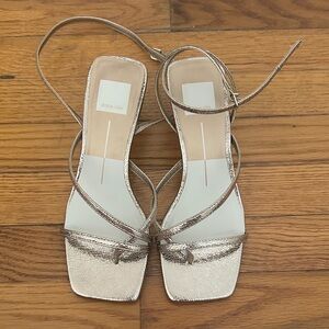 Dolce Vita Metallic Strappy Sandals